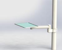 Медкрон DS-Tab-40-1 – Столик инструментальный (нерж сталь / стекло)