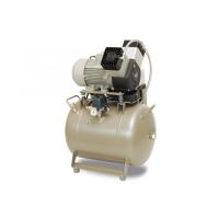 EKOM DK50 2V/50 S - безмасляный компрессор для 2-x стоматологических установок с кожухом, без осушителя, с ресивером 50 л