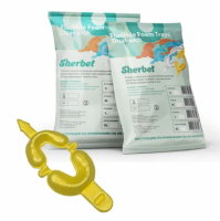 Ложки одноразовые Желтые S (1уп.-50пар) Sherbet