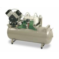 EKOM DK50 2V/110S/M - безмасляный компрессор для двух стоматологических установок с кожухом, с осушителем, с ресивером 110 л
