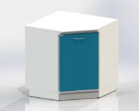 ВИТАЛИЯ ТУ - медицинская угловая тумба на подиуме