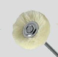 Фильцы махровый белый, на дискодержателе 103D/23mm (пушок) 12шт. MBH 30 411