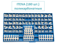 Коронки поликарбонатные временные (1нб-180 шт) ITENA