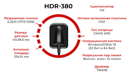 Интраоральный визиограф HDR 380 Handy