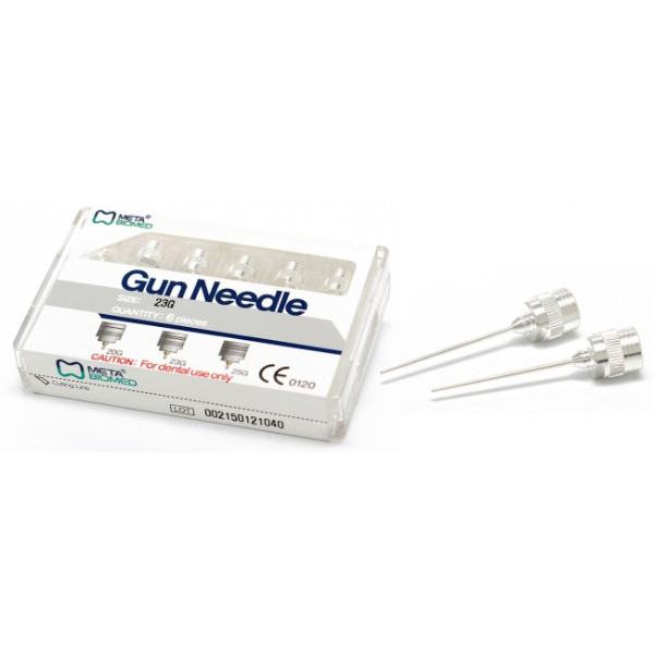 Meta Biomed №23, упаковка 6 шт. - инжекторные иглы к пистолету E&Q,