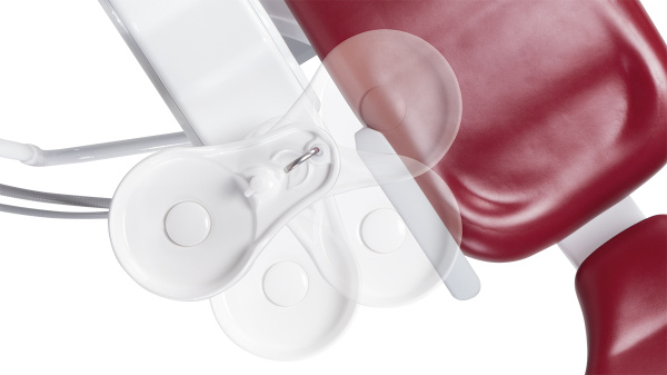 Miglionico NiceGlass P - стоматологическая установка с нижней подачей инструментов