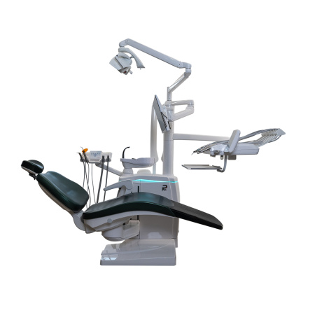 Miglionico NiceTouch — Стоматологическая установка с верхней подачей инструментов и с лифтовым механизмом подъёма кресла