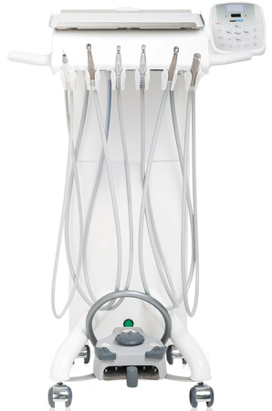 Miglionico NiceGlass P Cart - стоматологическая установка с подкатным модулем