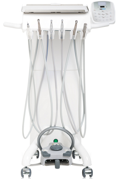 Miglionico NiceGlass P Cart - стоматологическая установка с подкатным модулем