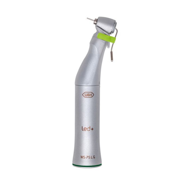 W&H WS-75 L G - угловой наконечник с генератором света, с внешним спреем, разборный, 20:1