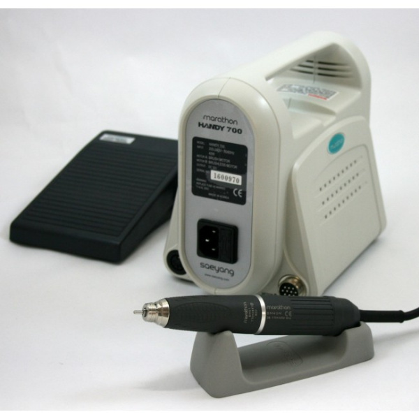 Saeyang Marathon Handy 700 - бесщеточный зуботехнический микромотор повышенной мощности с наконечником BM40M/BHS, 40000 об/мин, 230 Вт, FS60N