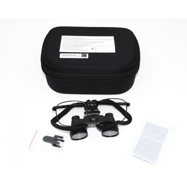 DentLight iZoom Flip-up Loupes Metal Frame - стоматологические бинокулярные лупы системы Flip-up на металлической оправе, увеличение 2.5х