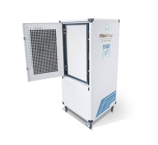 FlaktGroup AP BIO 2400 - очиститель воздуха с функцией защиты от бактерий и вирусов (включая коронавирус SARS-CoV-2)