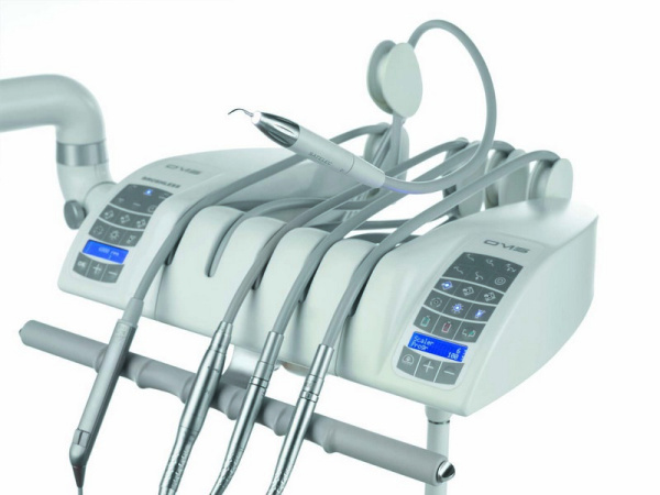 OMS Virtuosus Classic - стоматологическая установка с верхней подачей инструментов