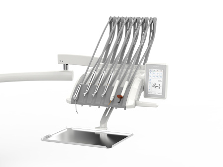 SILVERFOX 8000C-SRS0 Classic – Стоматологическая установка с верхней подачей и мягкой обивкой