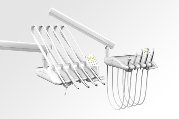 Ritter Ultimate E – стоматологическая установка с верхней подачей инструментов